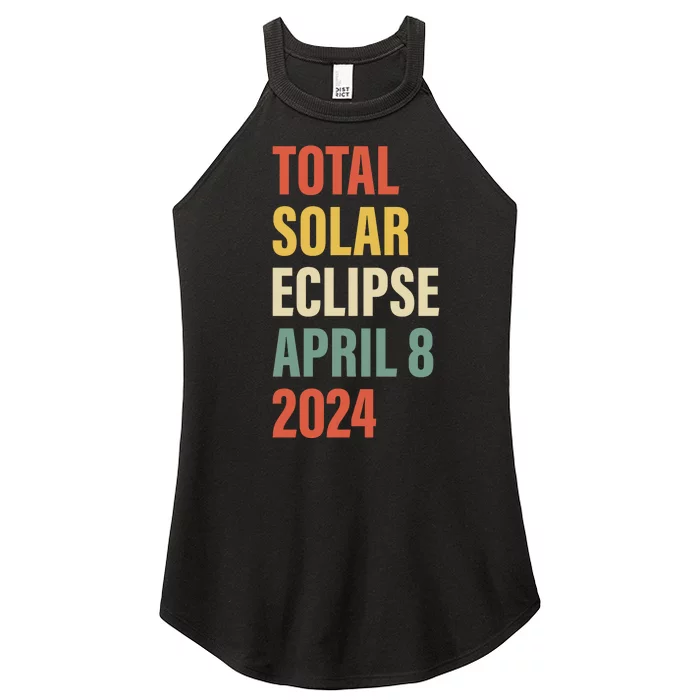 Total Solar Eclipse April 8 Women’s Perfect Tri Rocker Tank