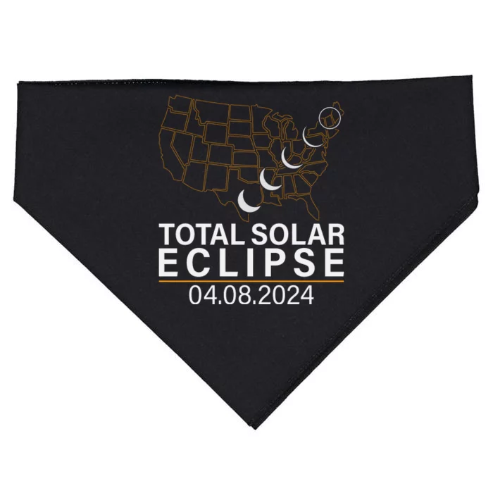 Total Solar Eclipse USA-Made Doggie Bandana