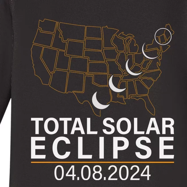 Total Solar Eclipse Baby Long Sleeve Bodysuit