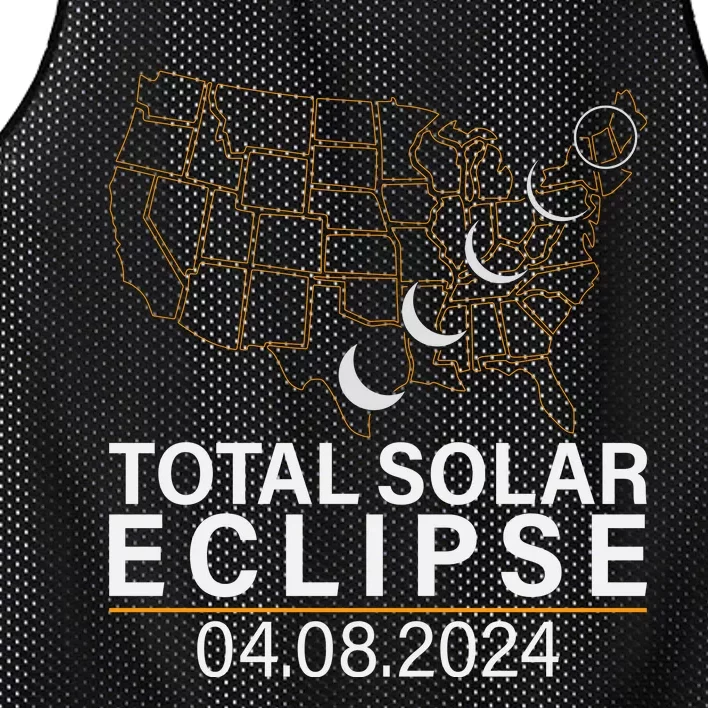 Total Solar Eclipse Mesh Reversible Basketball Jersey Tank