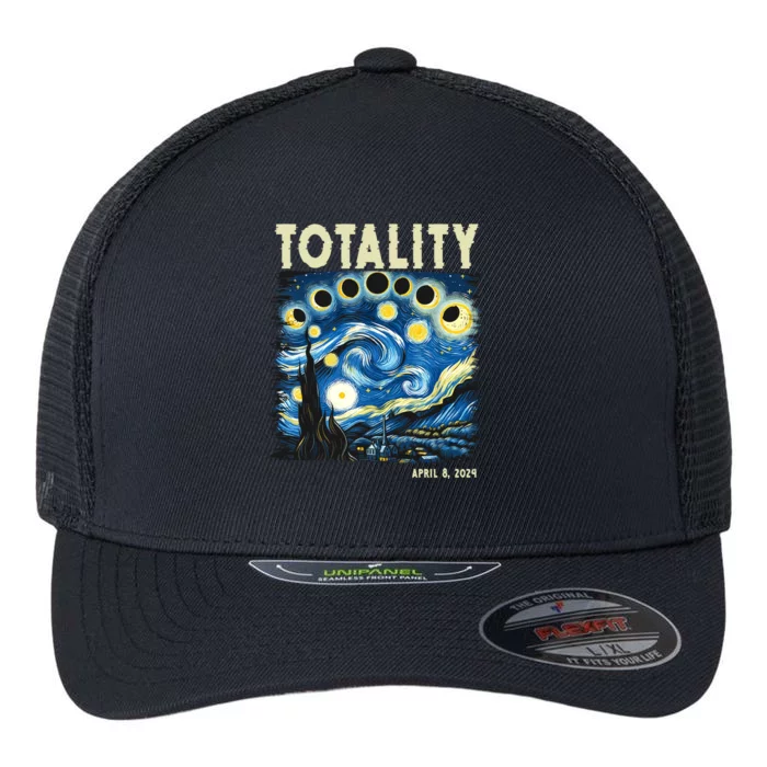 Totality Solar Eclipse 2024 Flexfit Unipanel Trucker Cap