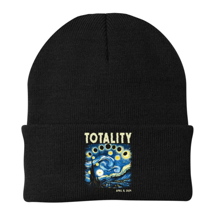 Totality Solar Eclipse 2024 Knit Cap Winter Beanie