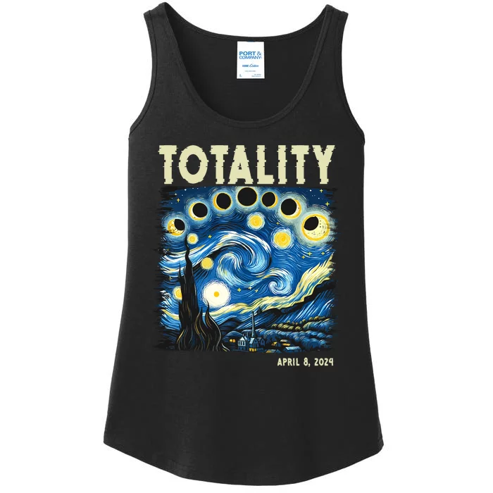 Totality Solar Eclipse 2024 Ladies Essential Tank