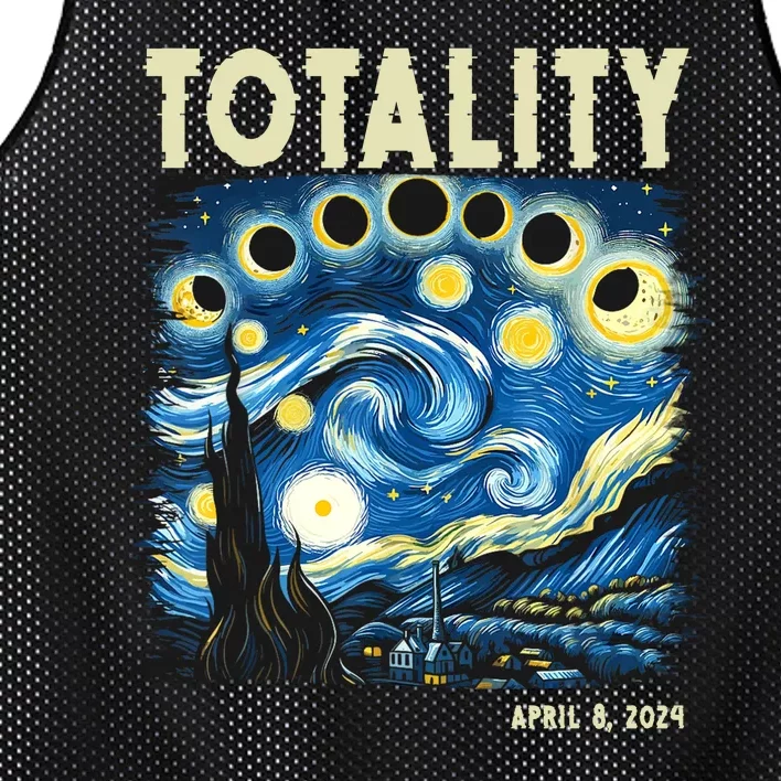 Totality Solar Eclipse 2024 Mesh Reversible Basketball Jersey Tank