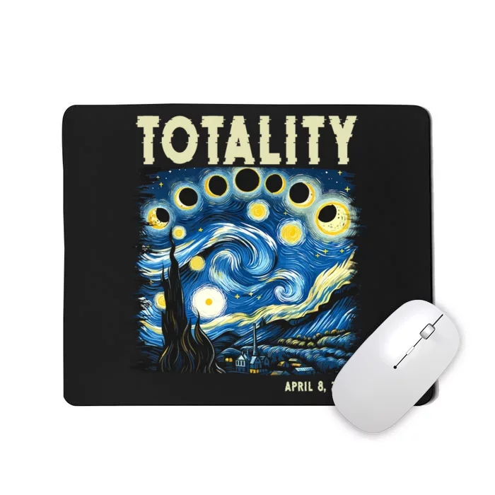 Totality Solar Eclipse 2024 Mousepad