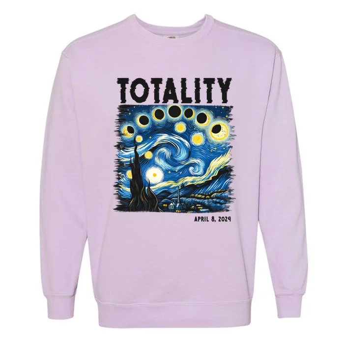 Totality Solar Eclipse 2024 Garment-Dyed Sweatshirt