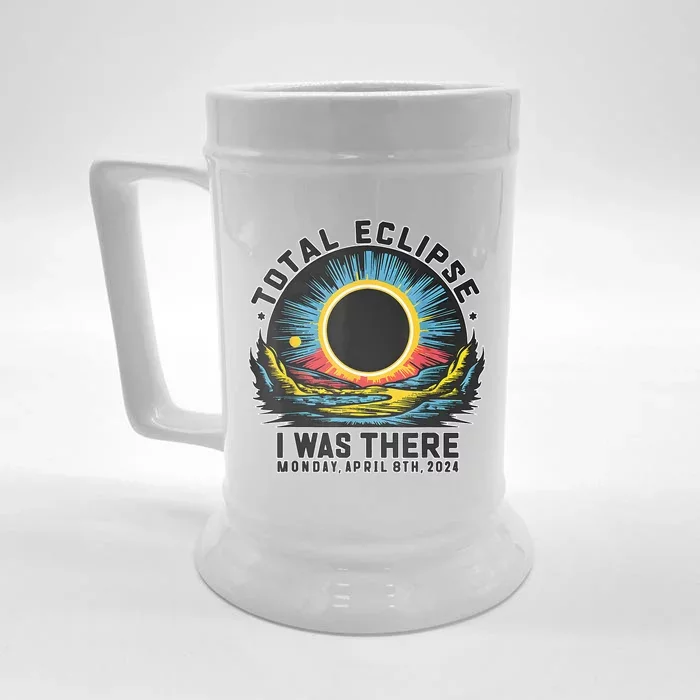 Total Solar Eclipse I Was There Monday Front & Back Beer Stein