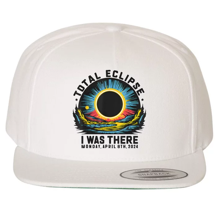 Total Solar Eclipse I Was There Monday Wool Snapback Cap