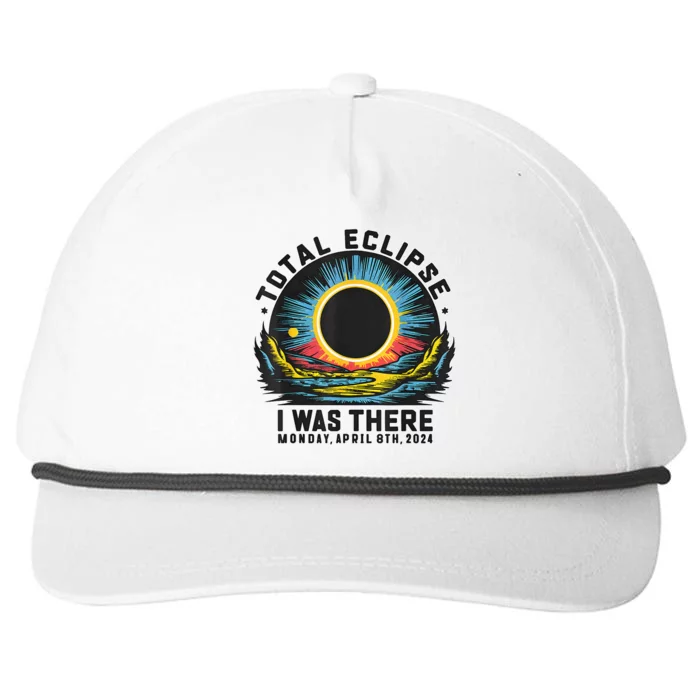 Total Solar Eclipse I Was There Monday Snapback Five-Panel Rope Hat