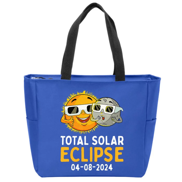 Total Solar Eclipse April 8 2024 Zip Tote Bag