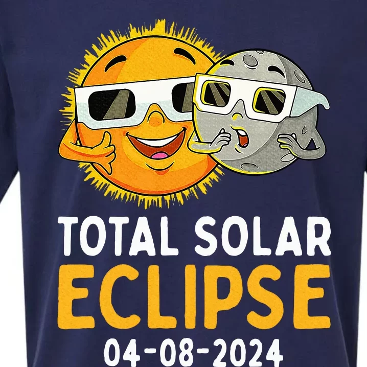 Total Solar Eclipse April 8 2024 Sueded Cloud Jersey T-Shirt