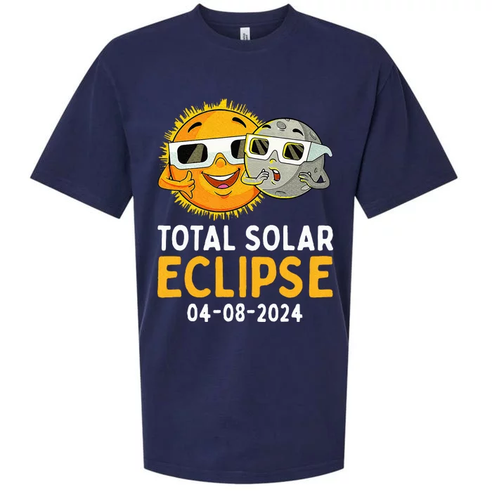 Total Solar Eclipse April 8 2024 Sueded Cloud Jersey T-Shirt