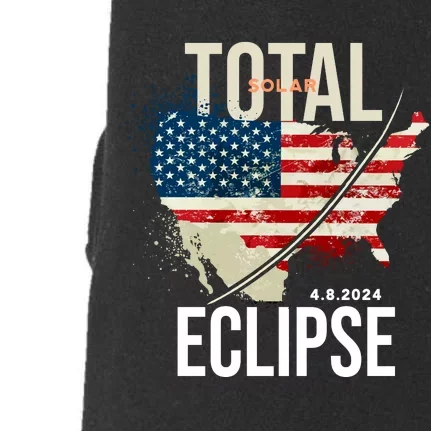 Total Solar Eclipse United States 4.8.2024 Doggie 3-End Fleece Hoodie