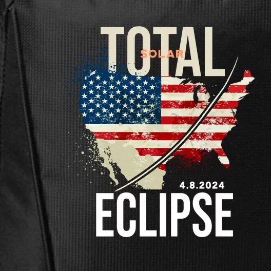 Total Solar Eclipse United States 4.8.2024 City Backpack