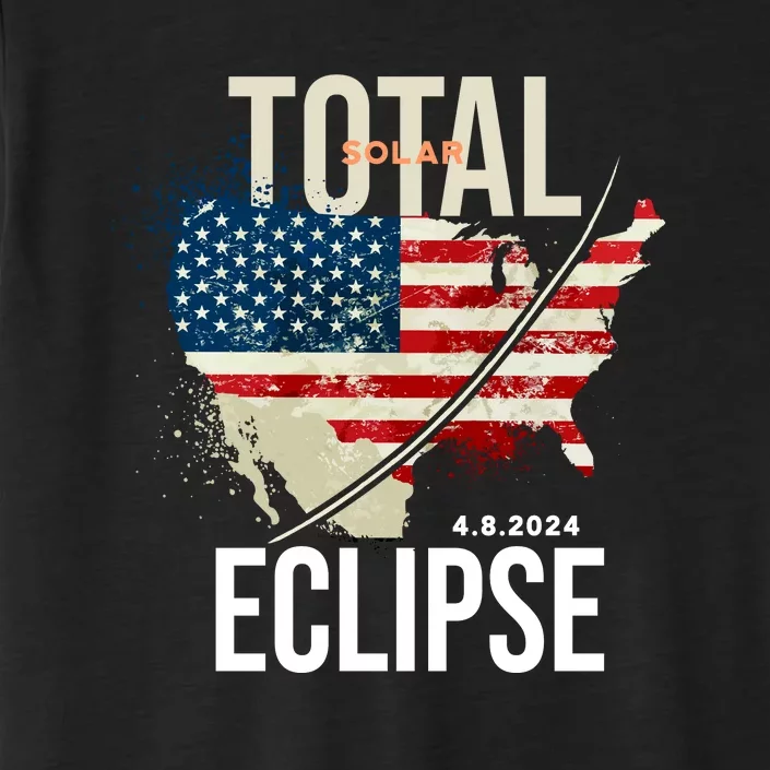 Total Solar Eclipse United States 4.8.2024 ChromaSoft Performance T-Shirt