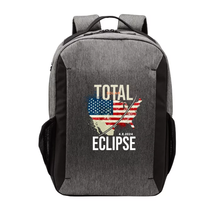 Total Solar Eclipse United States 4.8.2024 Vector Backpack