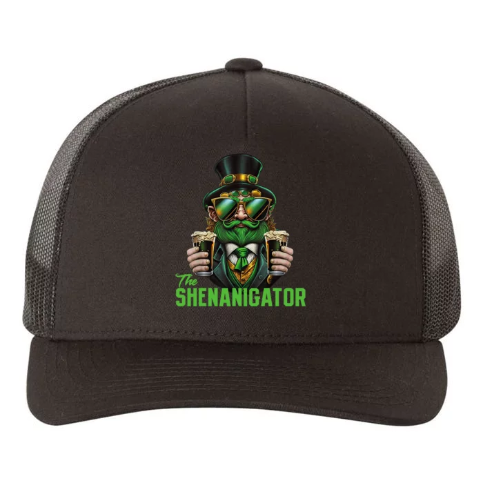 The Shenanigator, Funny Shenanigans Design For St Paddys Day Yupoong Adult 5-Panel Trucker Hat