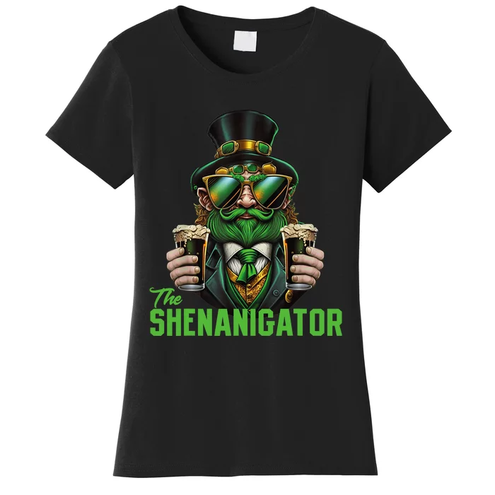 The Shenanigator, Funny Shenanigans Design For St Paddys Day Women's T-Shirt