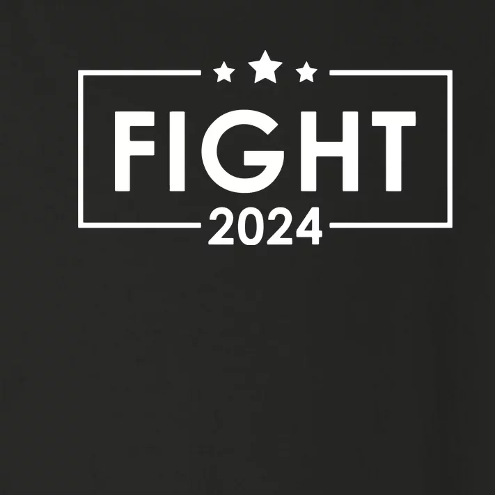 Trump Shot Fight 2024 Trump Supporters Trump Rally 2024 Toddler Long Sleeve Shirt