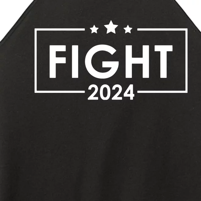 Trump Shot Fight 2024 Trump Supporters Trump Rally 2024 Women’s Perfect Tri Rocker Tank