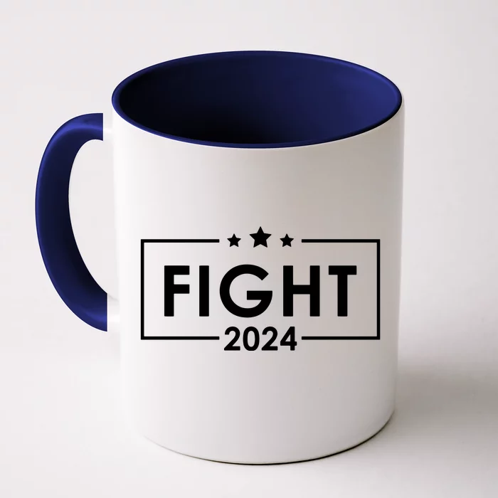 Trump Shot Fight 2024 Trump Supporters Trump Rally 2024 Front & Back Coffee Mug