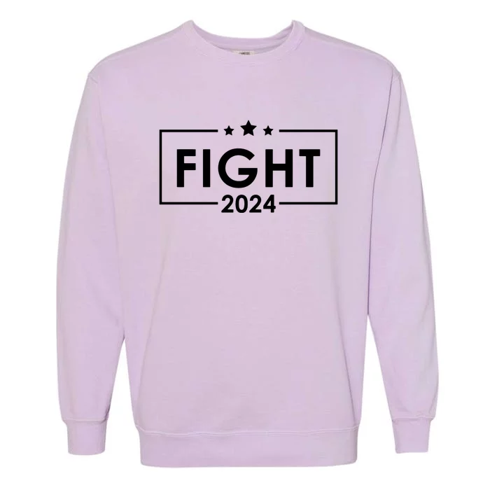 Trump Shot Fight 2024 Trump Supporters Trump Rally 2024 Garment-Dyed Sweatshirt