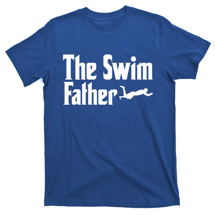 The Swim Father Swimming Dad Swimmer Fathers Day Cute Gift T-Shirt