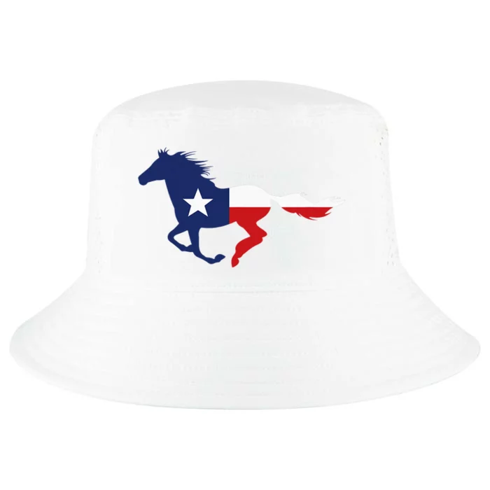 Texas State Flag Running Horse Cool Comfort Performance Bucket Hat