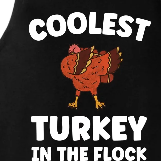 Turkey Squad Funny Thanksgiving Meaningful Gift Ladies Tri-Blend Wicking Tank