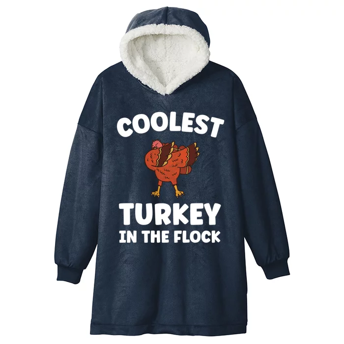 Turkey Squad Funny Thanksgiving Meaningful Gift Hooded Wearable Blanket