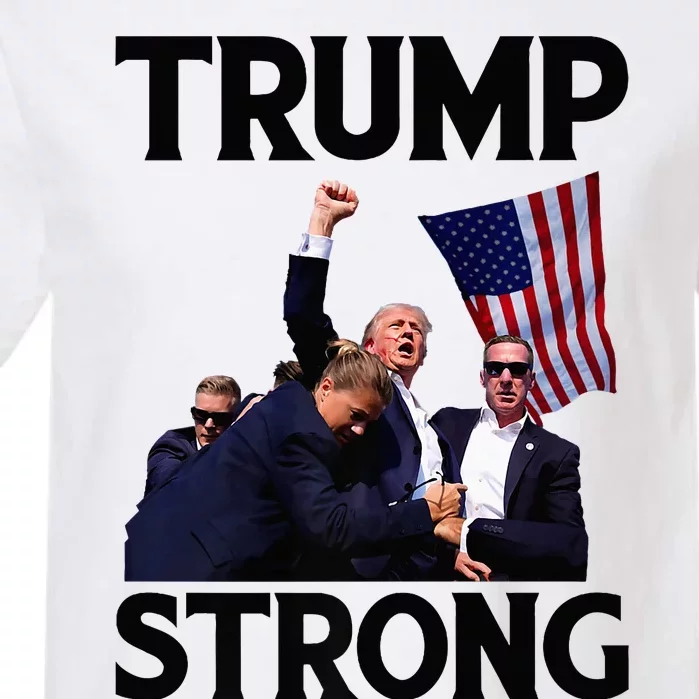 Trump Strong Fist Hand Us Vote Trump 2024 Survives Rally Garment-Dyed Heavyweight T-Shirt