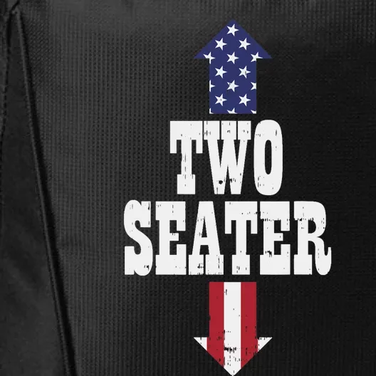 Two Seater Funny USA 4th Of July Party Naughty Adult Gift City Backpack