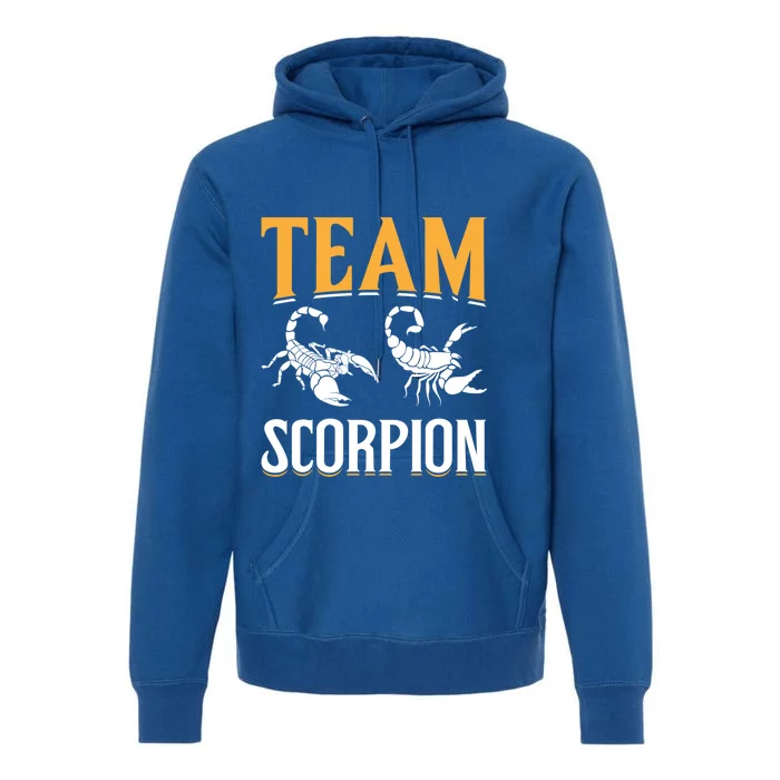 Team Scorpion Funny Gift Premium Hoodie