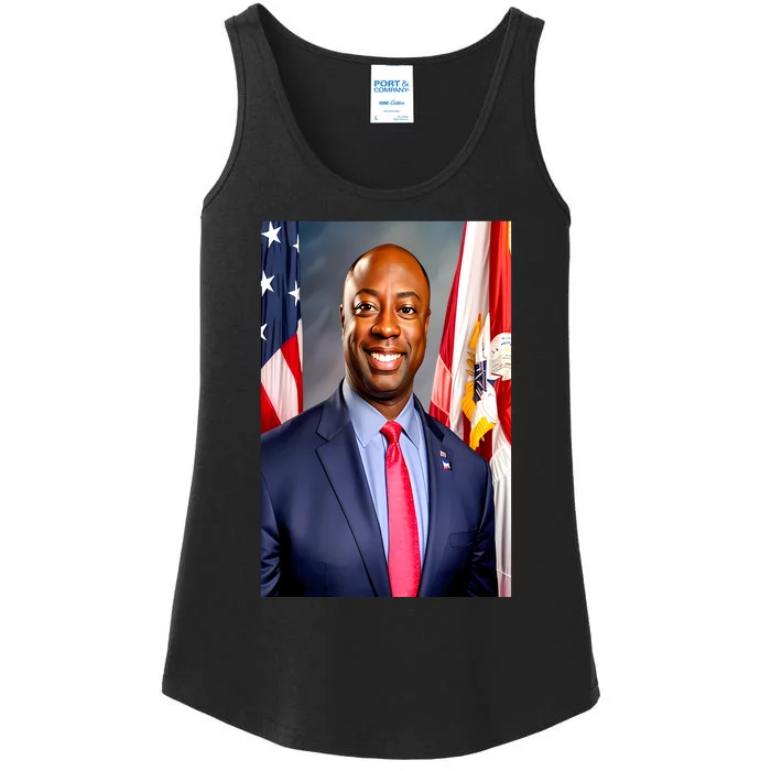 Tim Scott For President 2024 Election Ladies Essential Tank