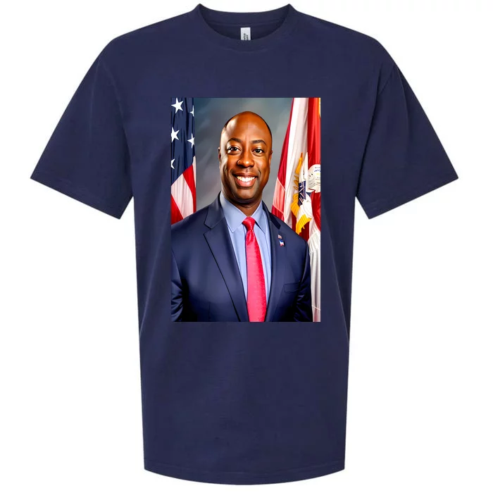 Tim Scott For President 2024 Election Sueded Cloud Jersey T-Shirt