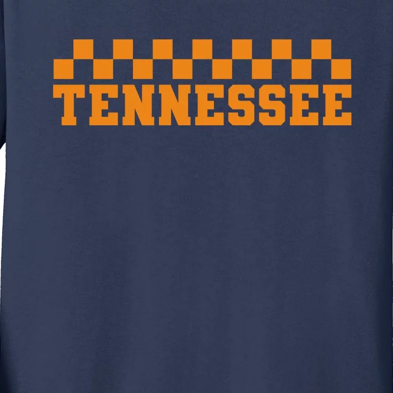 Tennessee Sports Fan Kids Long Sleeve Shirt