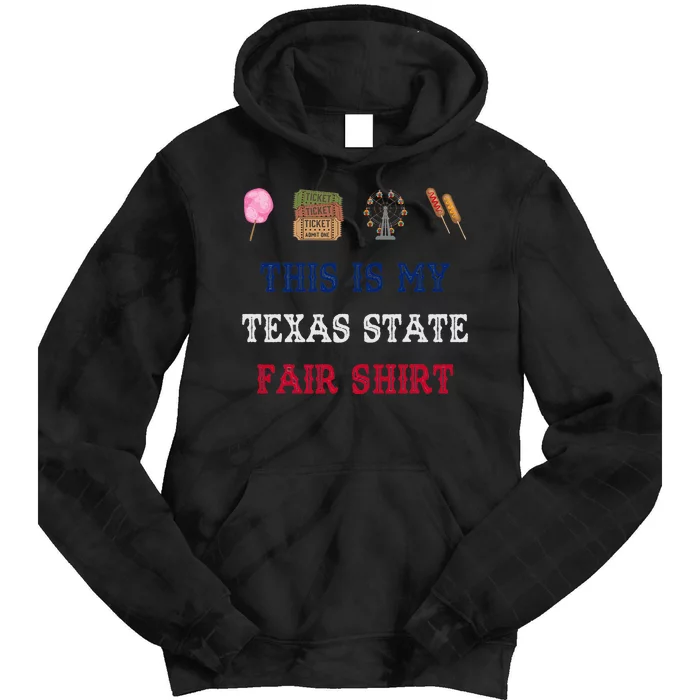 Texas State Fair Tie Dye Hoodie