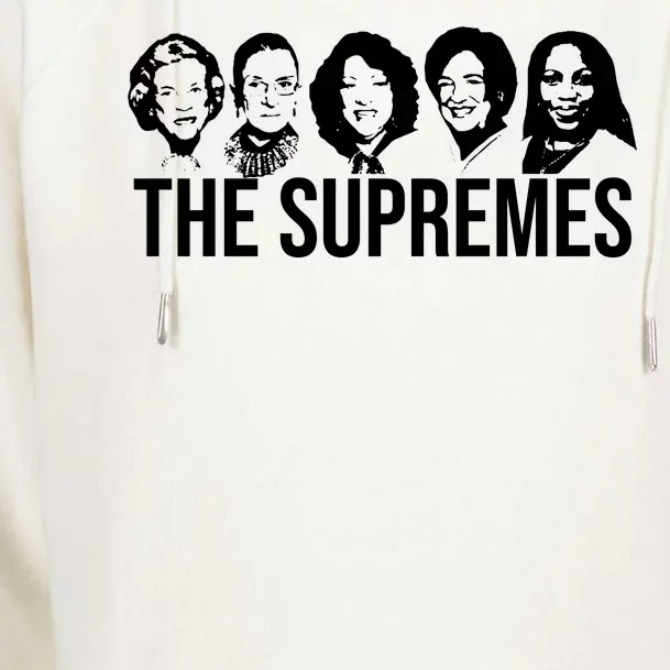 The Supremes Female Supreme Court Justices Womens Funnel Neck Pullover Hood