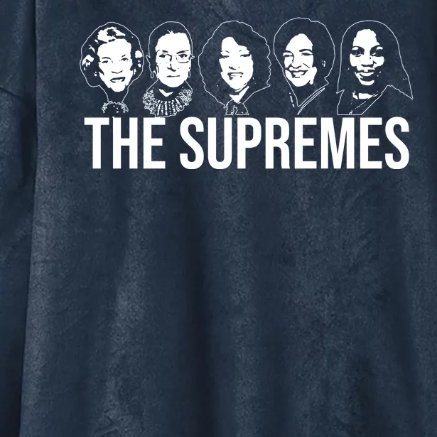 The Supremes Female Supreme Court Justices Hooded Wearable Blanket