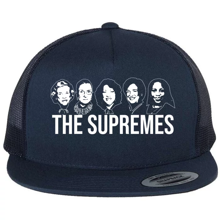 The Supremes Female Supreme Court Justices Flat Bill Trucker Hat