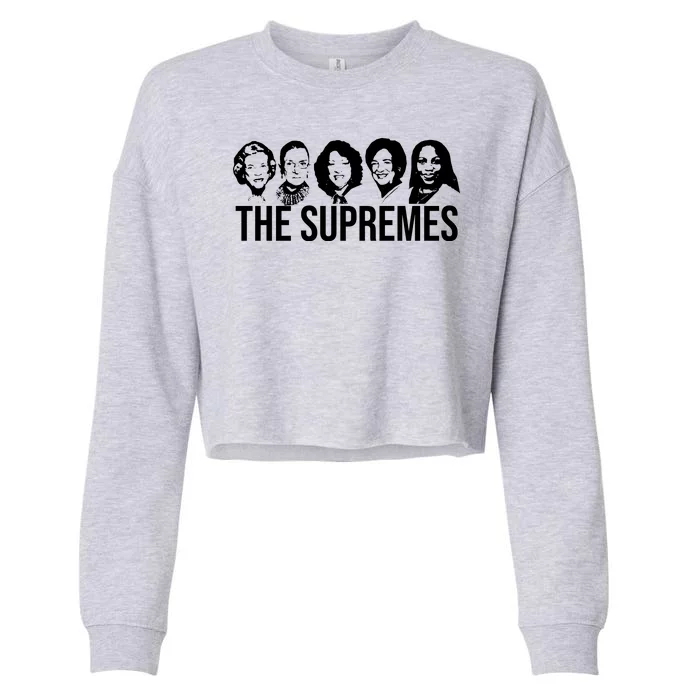 The Supremes Female Supreme Court Justices Cropped Pullover Crew