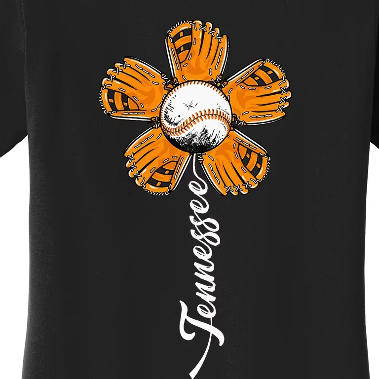 Tennessies Souvenir Flower I Love Tennessian Women's T-Shirt