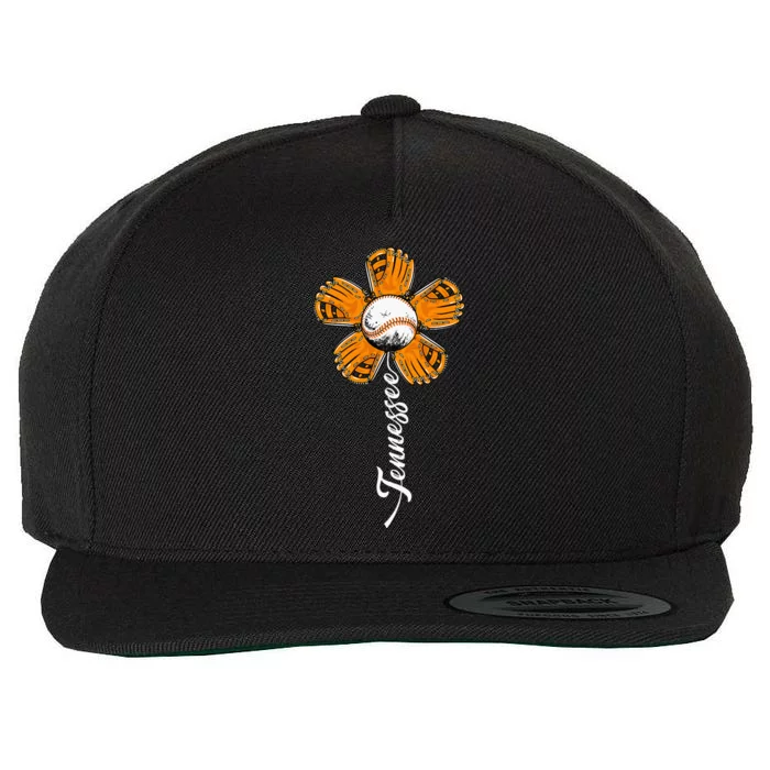 Tennessies Souvenir Flower I Love Tennessian Wool Snapback Cap