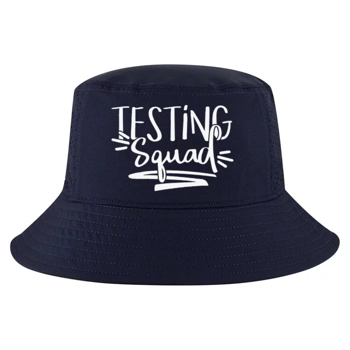 Testing Squad Funny Final Exam Boost Confident Student Cool Comfort Performance Bucket Hat