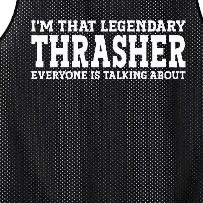 T.H.R.A.S.H.E.R Surname Funny Team Family Last Name T.H.R.A.S.H.E.R Mesh Reversible Basketball Jersey Tank