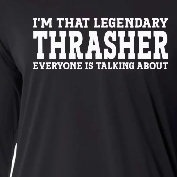 T.H.R.A.S.H.E.R Surname Funny Team Family Last Name T.H.R.A.S.H.E.R Cooling Performance Long Sleeve Crew