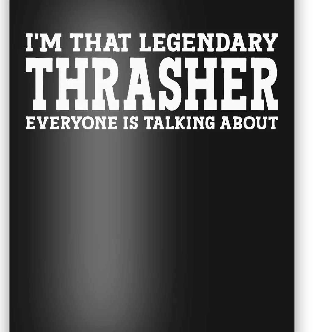 T.H.R.A.S.H.E.R Surname Funny Team Family Last Name T.H.R.A.S.H.E.R Poster