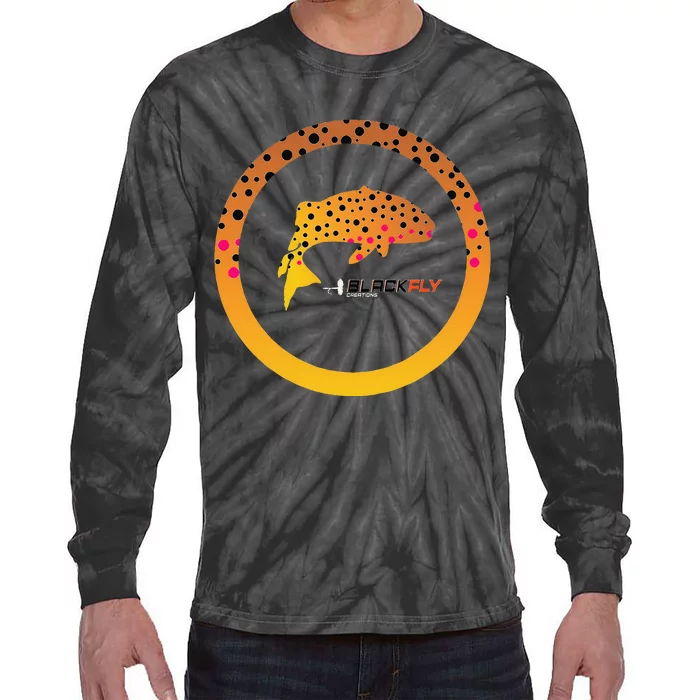 Trout Skin Fly Fishing Gear & Gifts By Black Fly Tie-Dye Long Sleeve Shirt