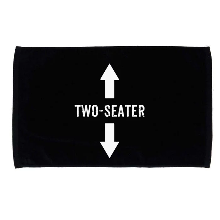 Two Seater For Men 2 Seater Dad Funny Gift Microfiber Hand Towel