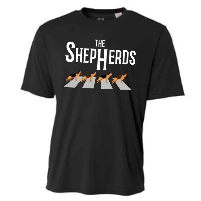 The Shepherds For Ger Shepherd Dog Owners Gift Cooling Performance Crew T-Shirt